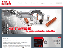 Tablet Screenshot of kentstudwelding.com